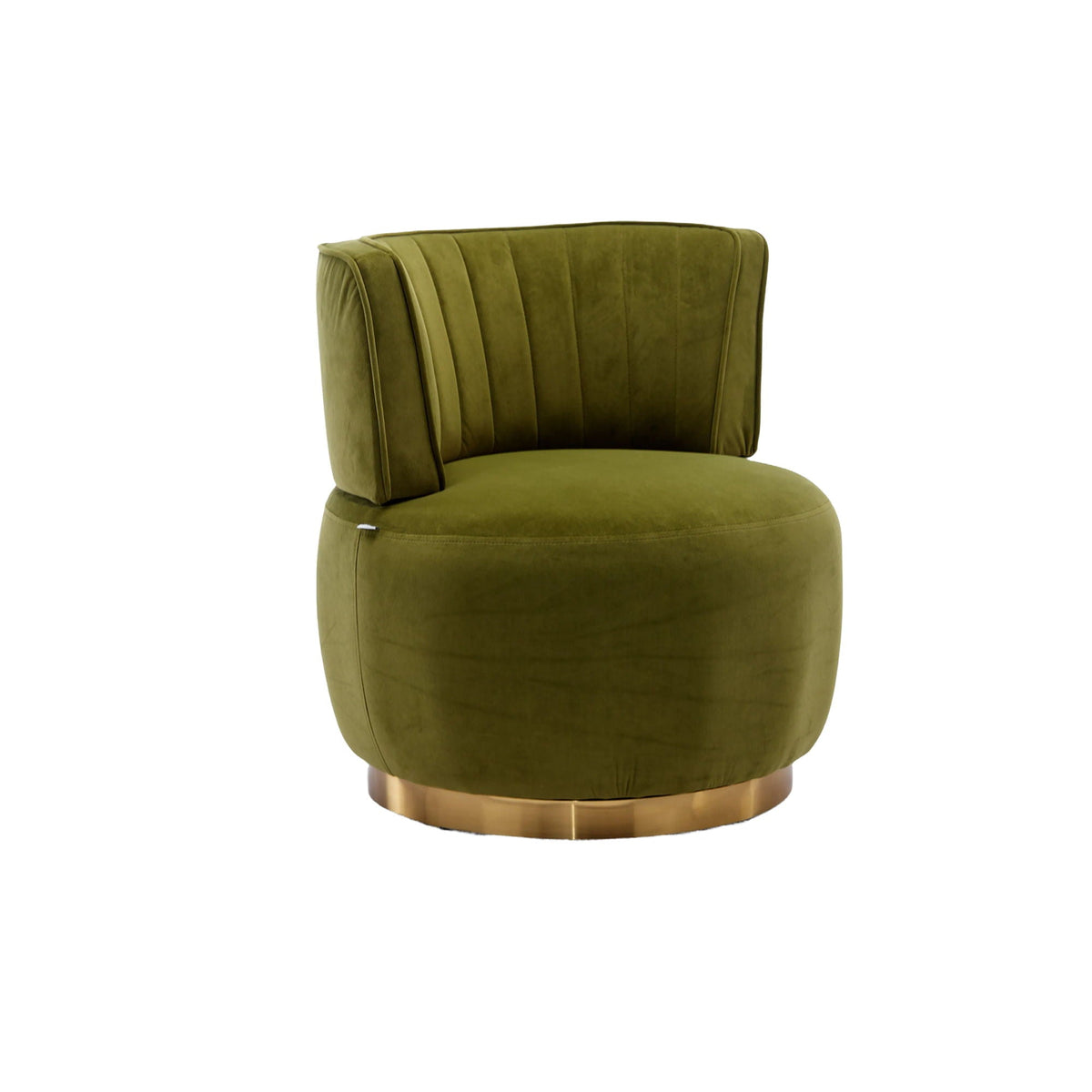 360 Degree Swivel Cuddle Barrel Accent Sofa Chair with Fluffy Upholstery - Multiple Colors, photo 2 of 25