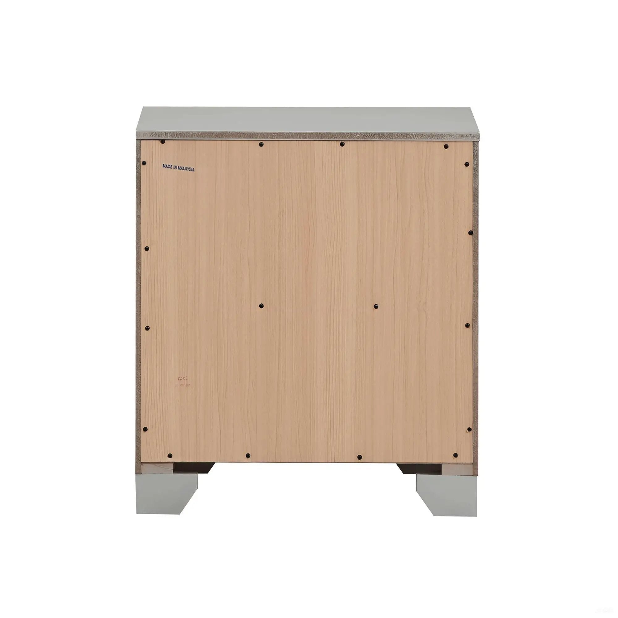 Madison - Nightstand - Silver Champagne by HouseOfZazla
