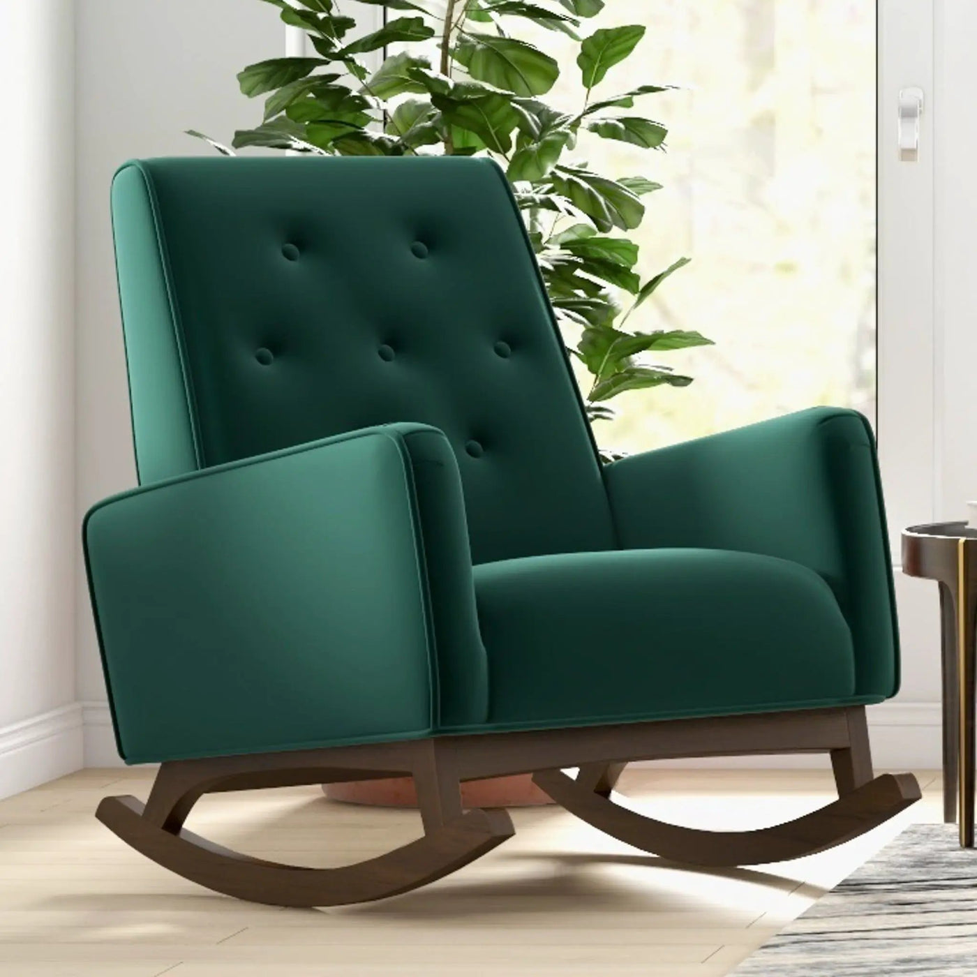 Demetrius - Solid Wood Rocking Chair by Unique Piece Furniture