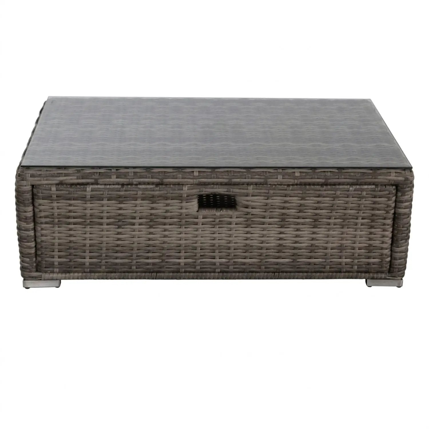 Glass Outdoor Coffee Table - Gray Mix by Unique Piece Furniture