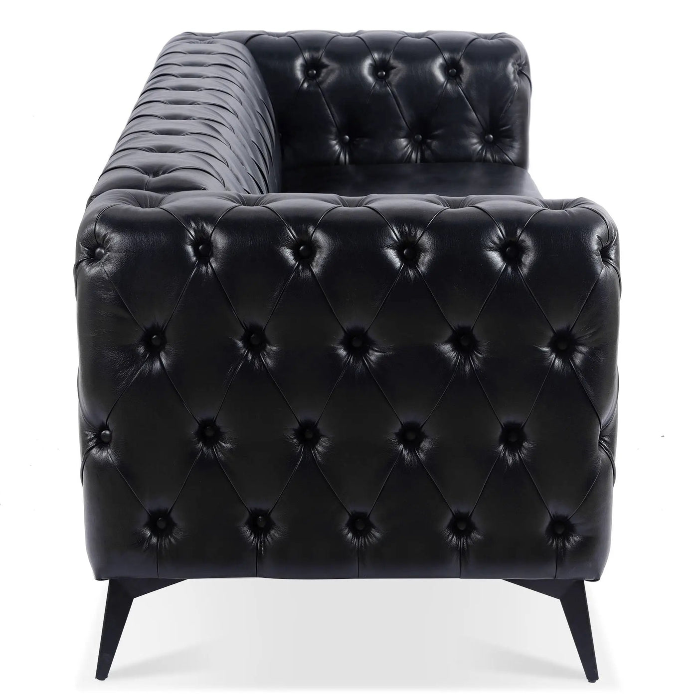 Square Arm Removable Cushion 3 Seater Sofa by HouseOfZazla