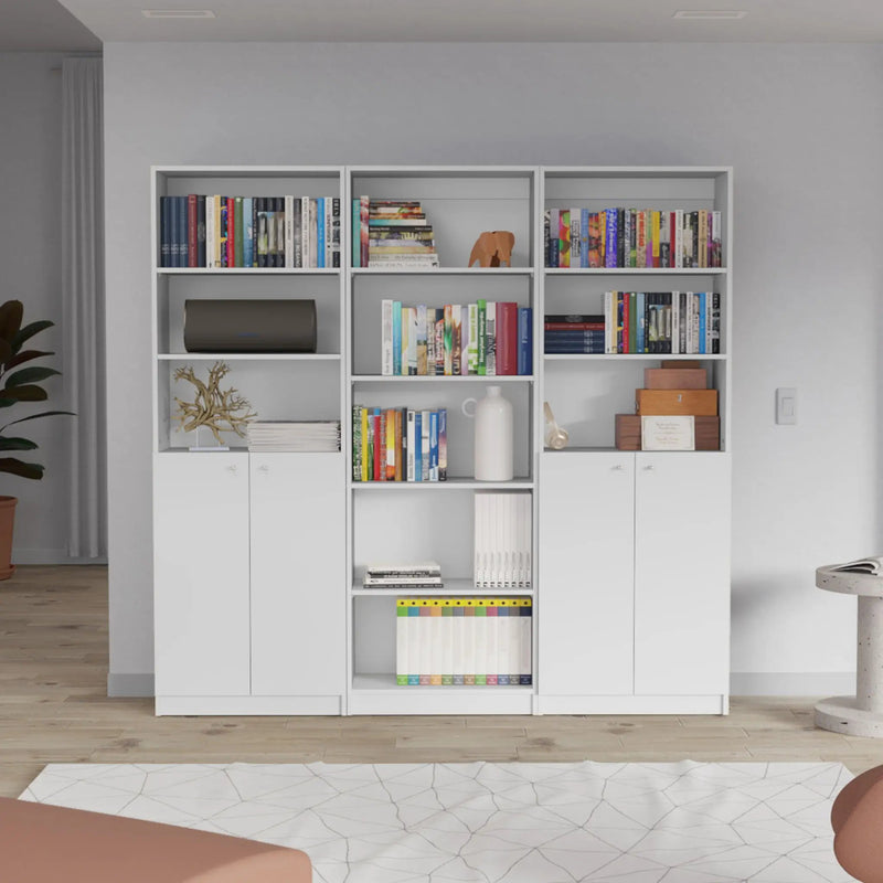 Levan - 3 Piece Living Room Set With 3 Bookcases by Unique Piece Furniture