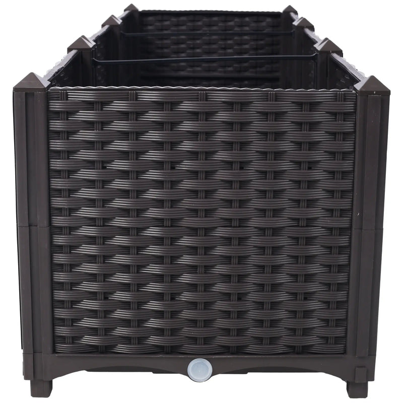 Deep Raised Garden Bed Plastic Planter Boxes by HouseOfZazla