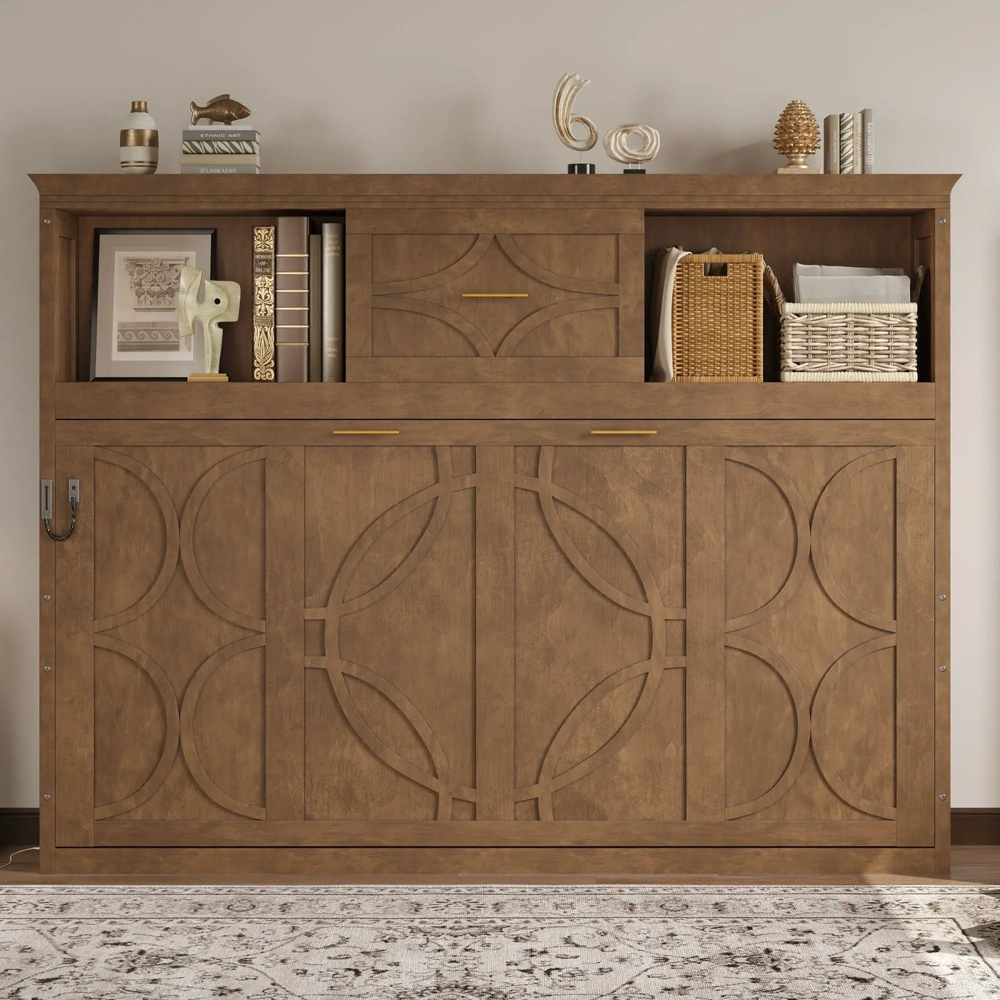 Murphy Bed With Charging Station And Drawer by Unique Piece Furniture