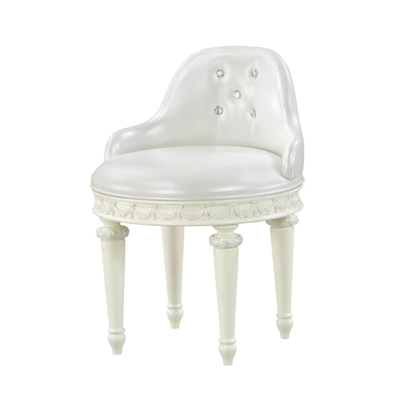Dorothy - Vanity Chair With Swivel Chair Only - Ivory by Unique Piece Furniture