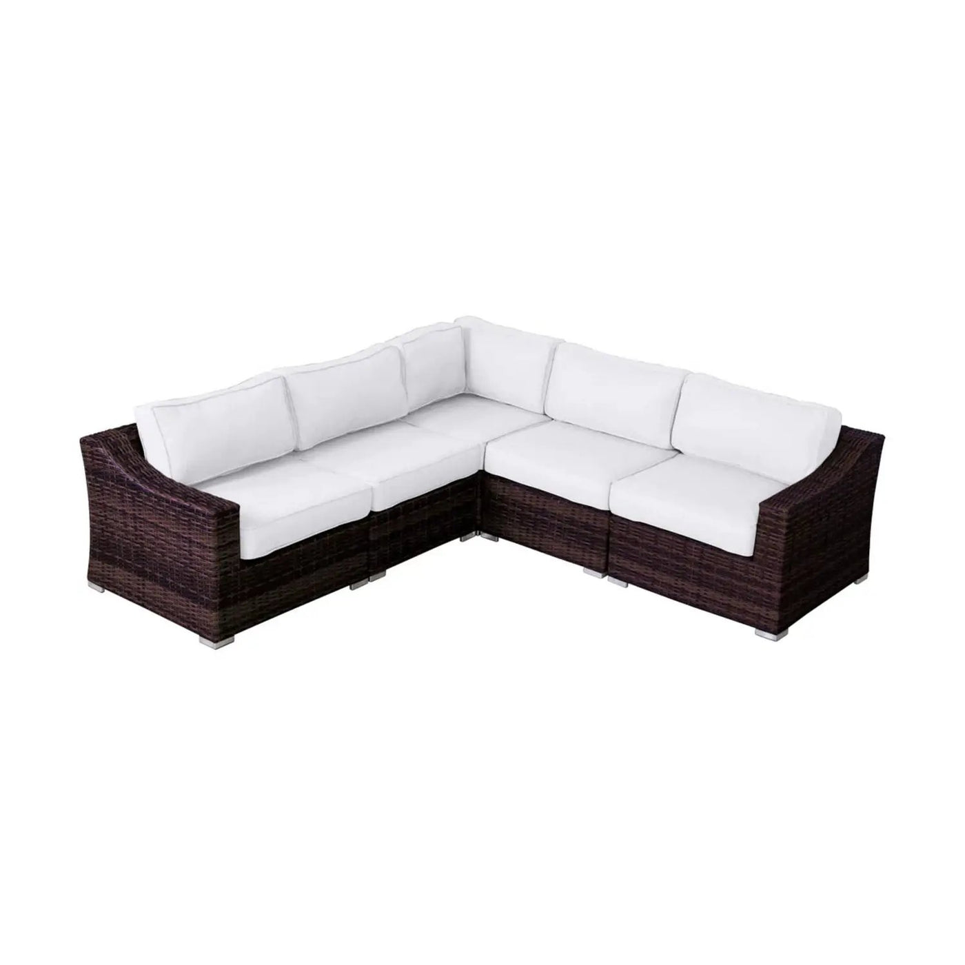 Outdoor Wicker Sofa Seating Group With Cushions by HouseOfZazla