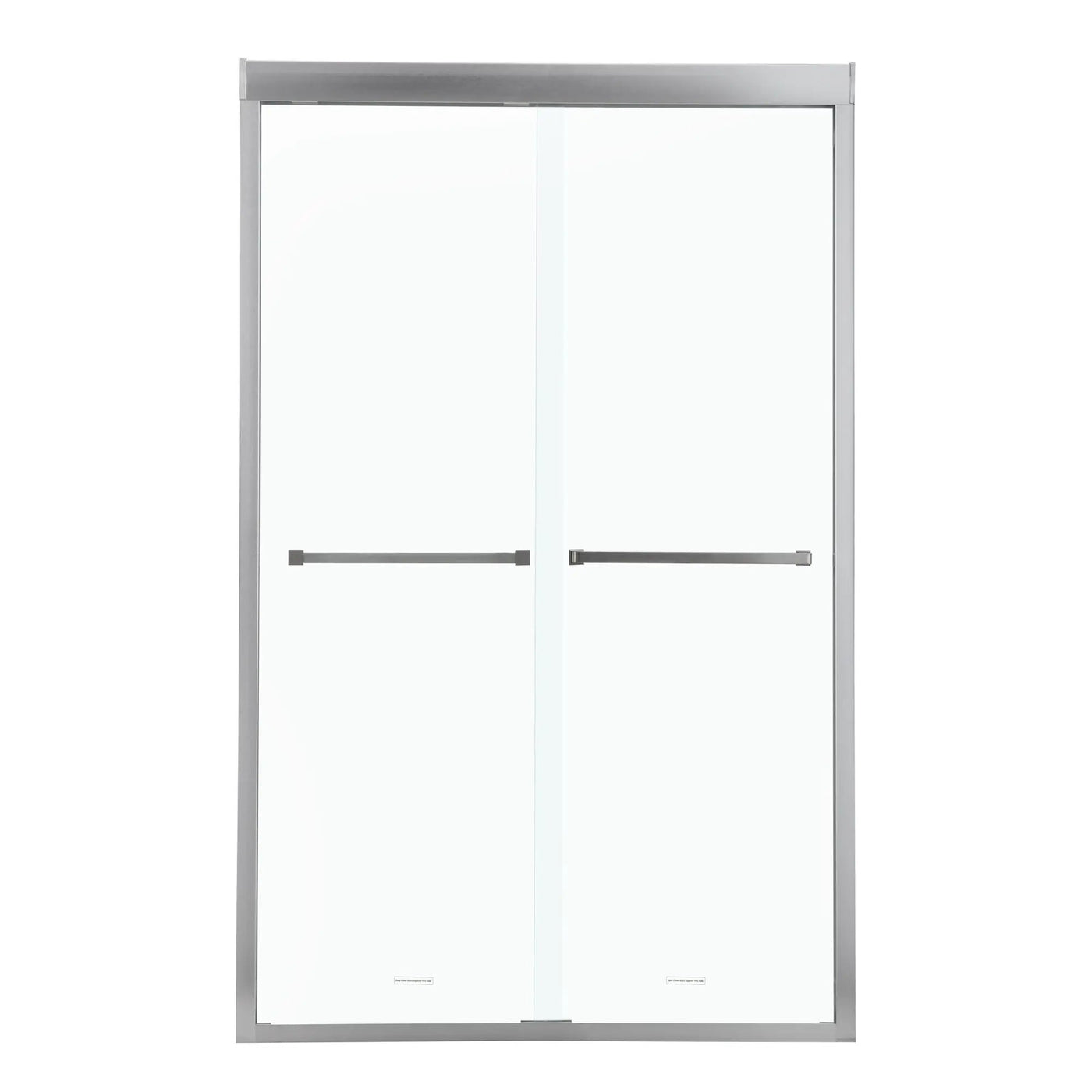 Modern Double Sliding Shower Enclosure, Tempered Glass by HouseOfZazla