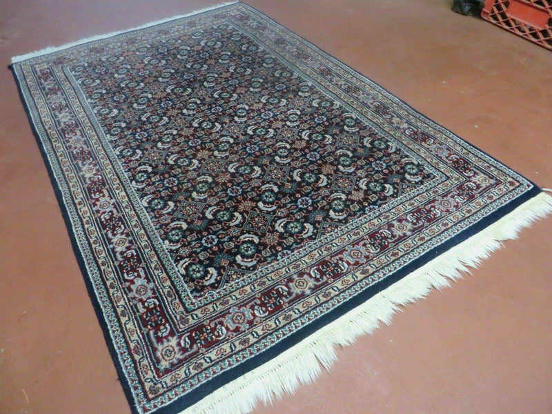 4' X 6' Vintage Handmade Indian Amristar Wool Rug Carpet Nice by Jewel Rugs