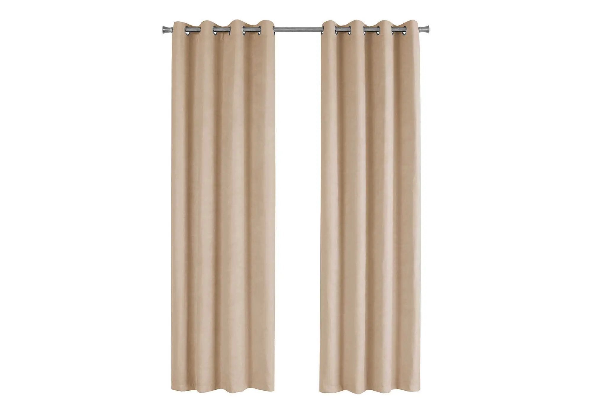 2 Pieces Set Room Darkening Curtain Panels with Grommet by HouseOfZazla