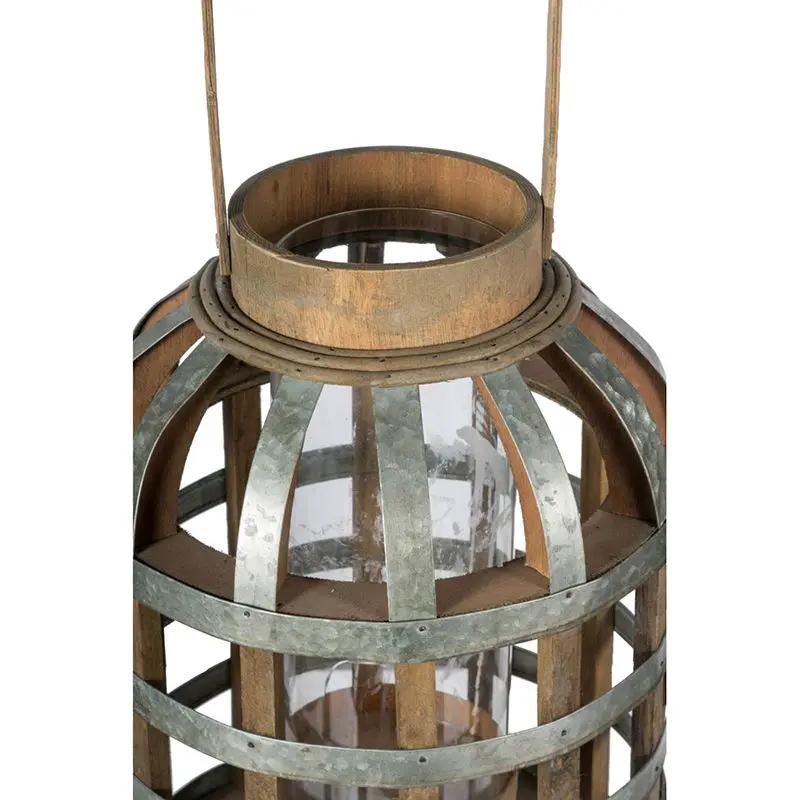 Decorative Lantern With Handle Wooden Lantern For Indoor Outdoor Home Garden Wedding by HouseOfZazla