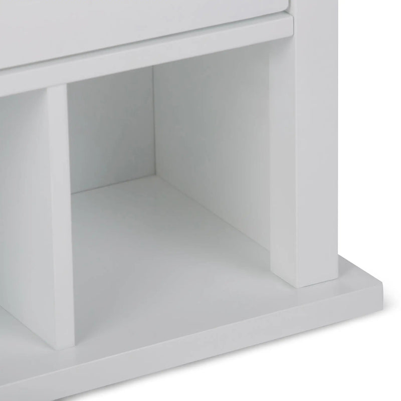 Avington - 2 Door Wall Cabinet With Cubbies - Pure White by Unique Piece Furniture