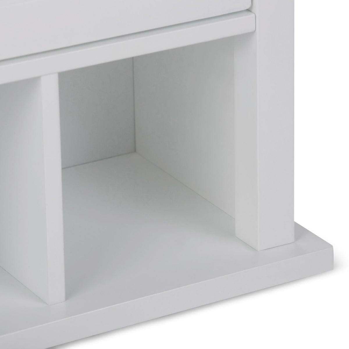 Avington 2 Door Wall Cabinet with Cubbies - Pure White, photo 4 of 8