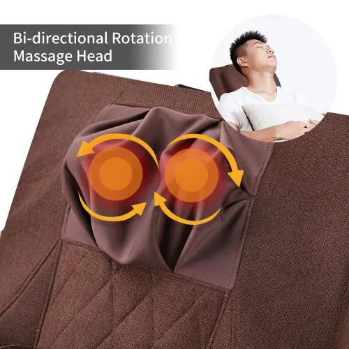 Full Massage Function Air Pressure Comfortable Relax Rocking Chair, Lounge Chair Relax Chair - Brown by HouseOfZazla