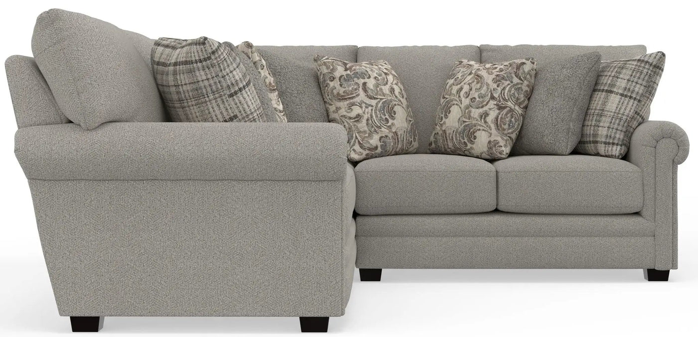 Livingston - Sectional With Comfort Coil Seating And Accent Pillows Included by Unique Piece Furniture