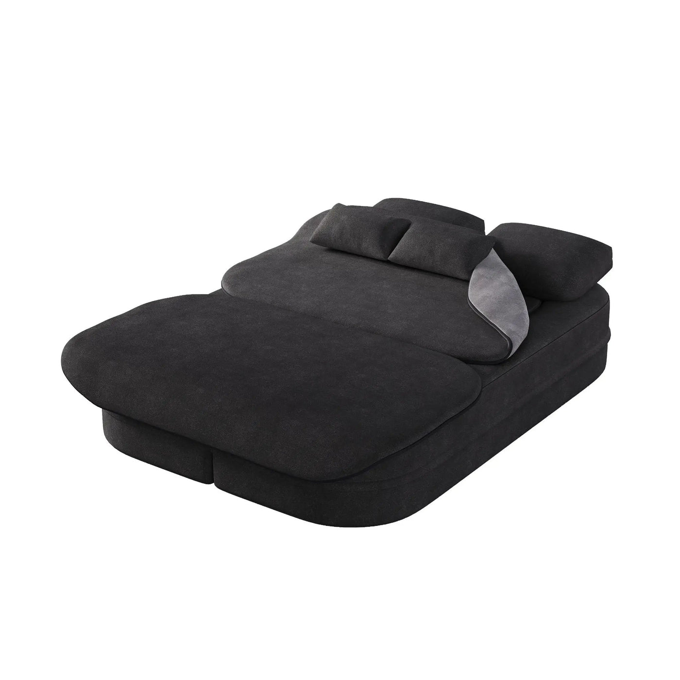 2 In 1 Foldable Sofa Bed With Multi Functional Blanket, Floor Lounge Sofa by HouseOfZazla