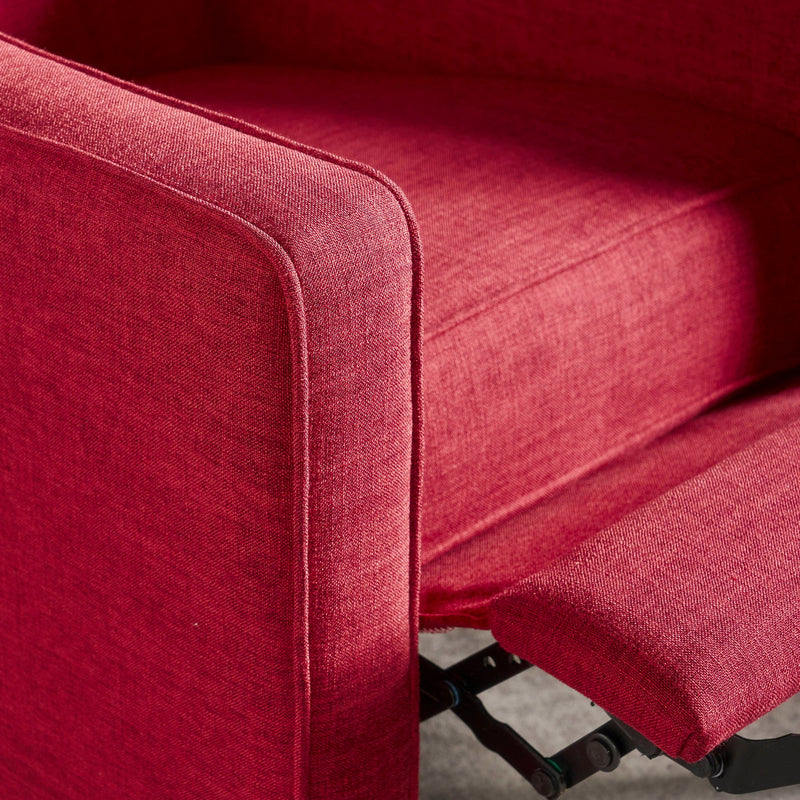 Mid-Century Modern Recliner With Button Tufted Waffle Stitch by HouseOfZazla