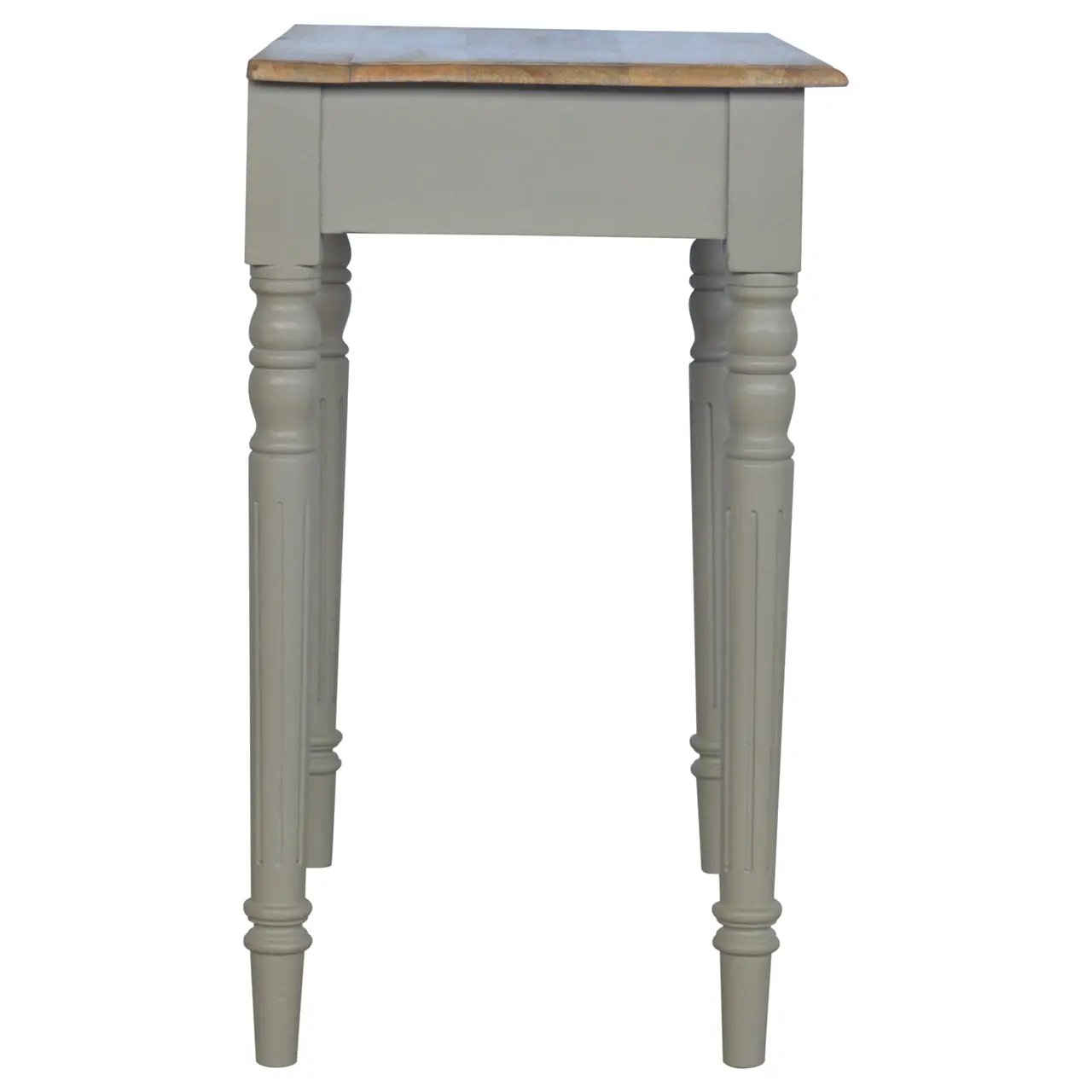 Solid Wood Hand Painted Writing Desk, 1-Drawer by HouseOfZazla