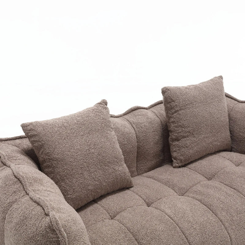 Cozy Beanbag Chair with High Resilience Foam Core by BLAKHOM