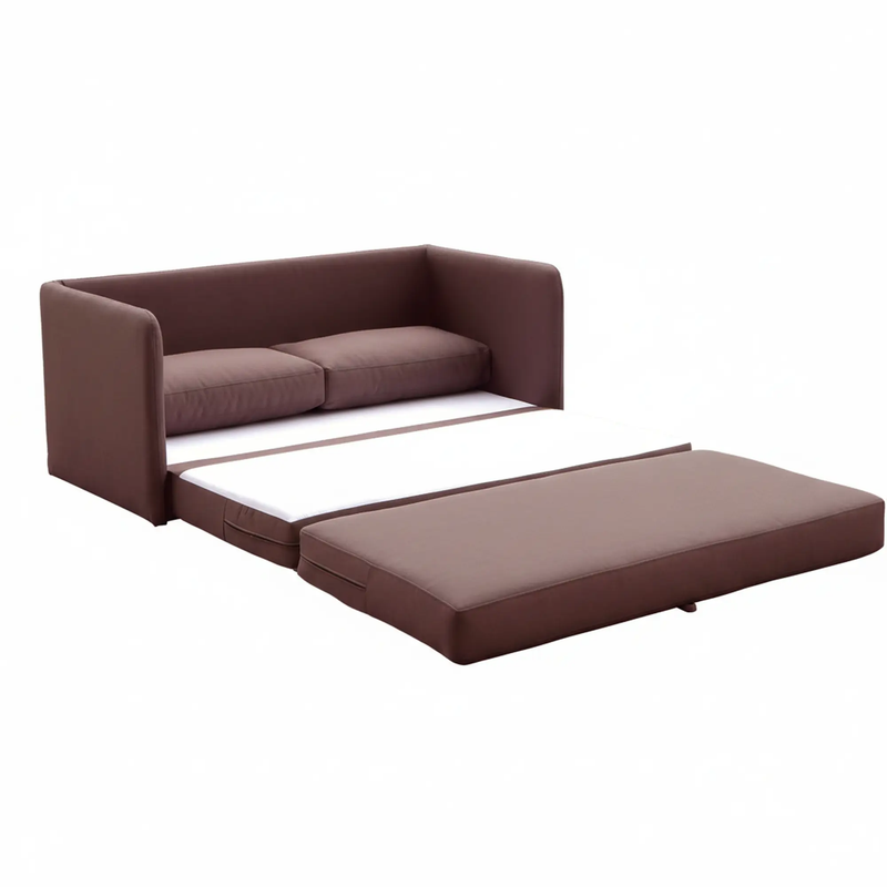 Container Furniture Direct Kathy Collection Modern Contemporary Fabric Upholstered Livingroom Loveseat Sleeper by HouseOfZazla