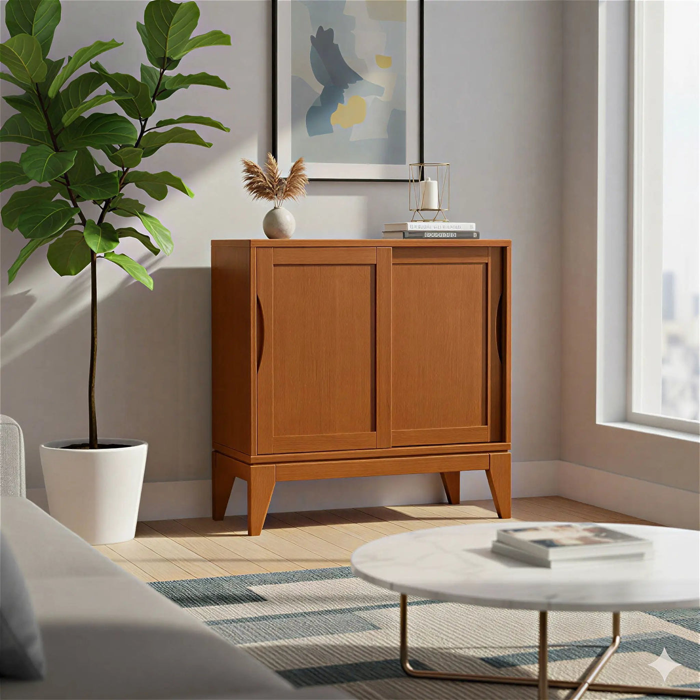 Harper - Low Storage Handcrafted Cabinet by HouseOfZazla