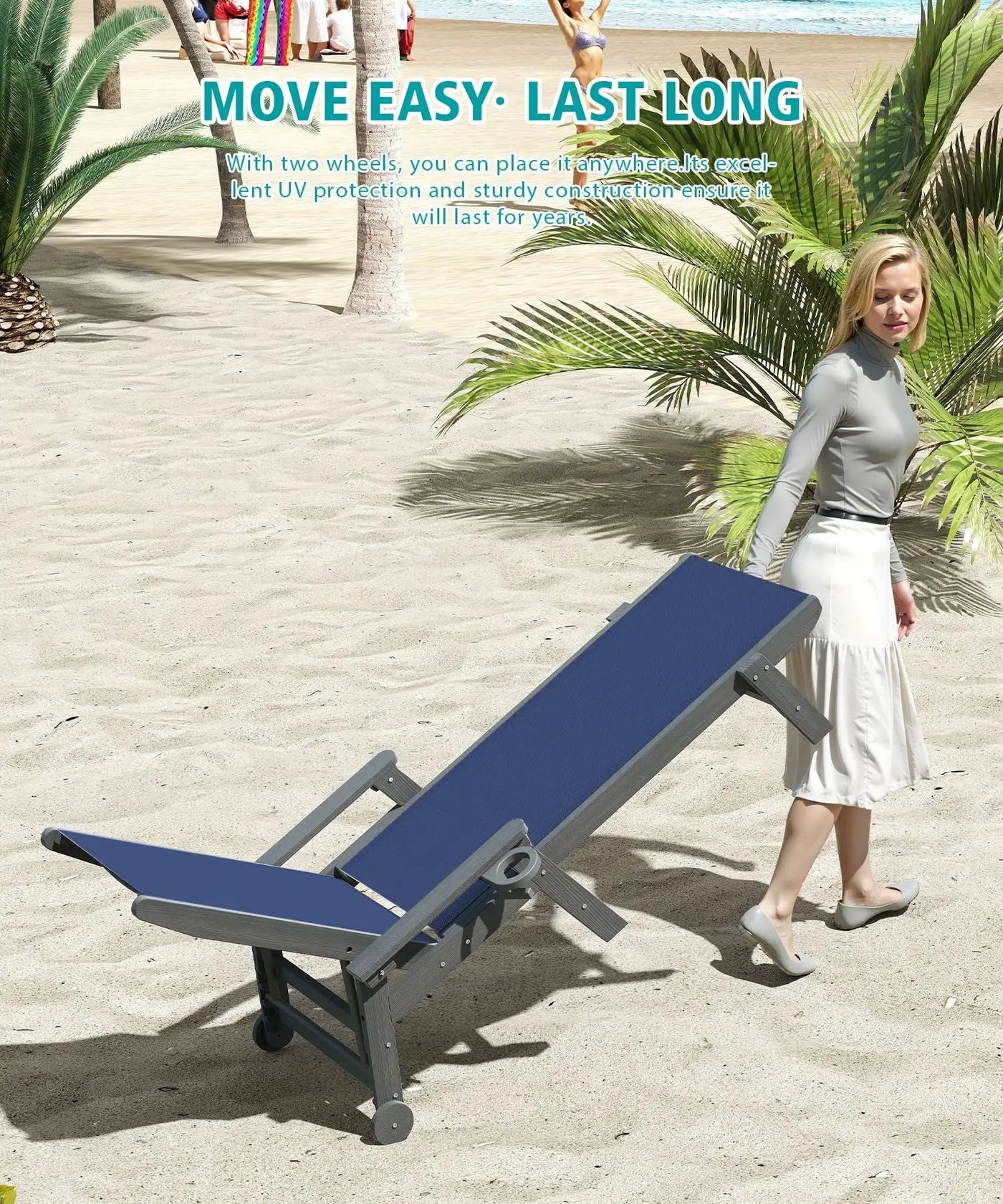 Outdoor Pool Lounge Chairs Set of 2 by HouseOfZazla