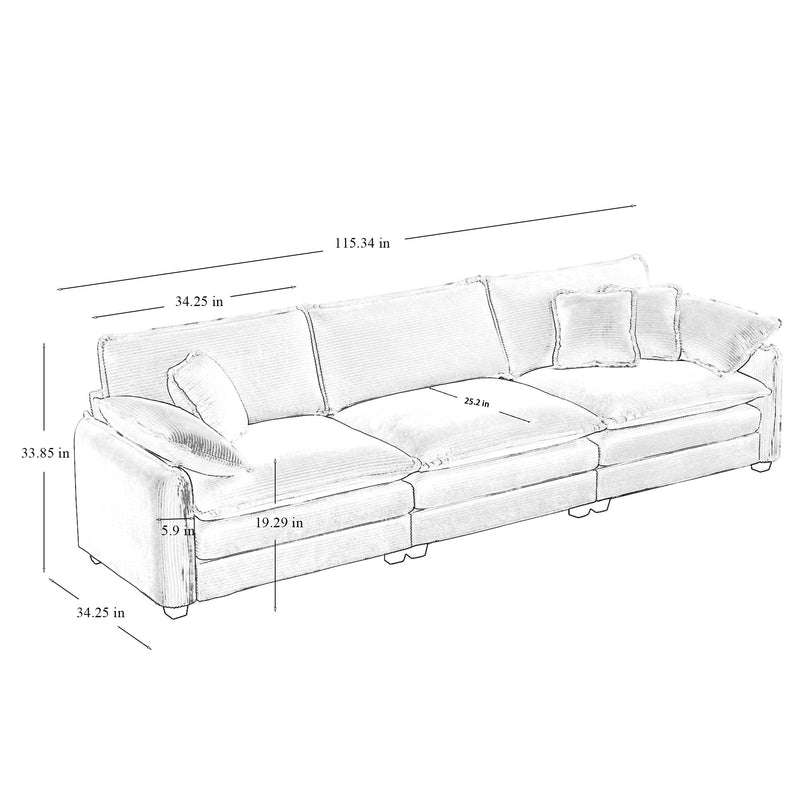 Mira 3 Seater Sofa, photo 9 of 10