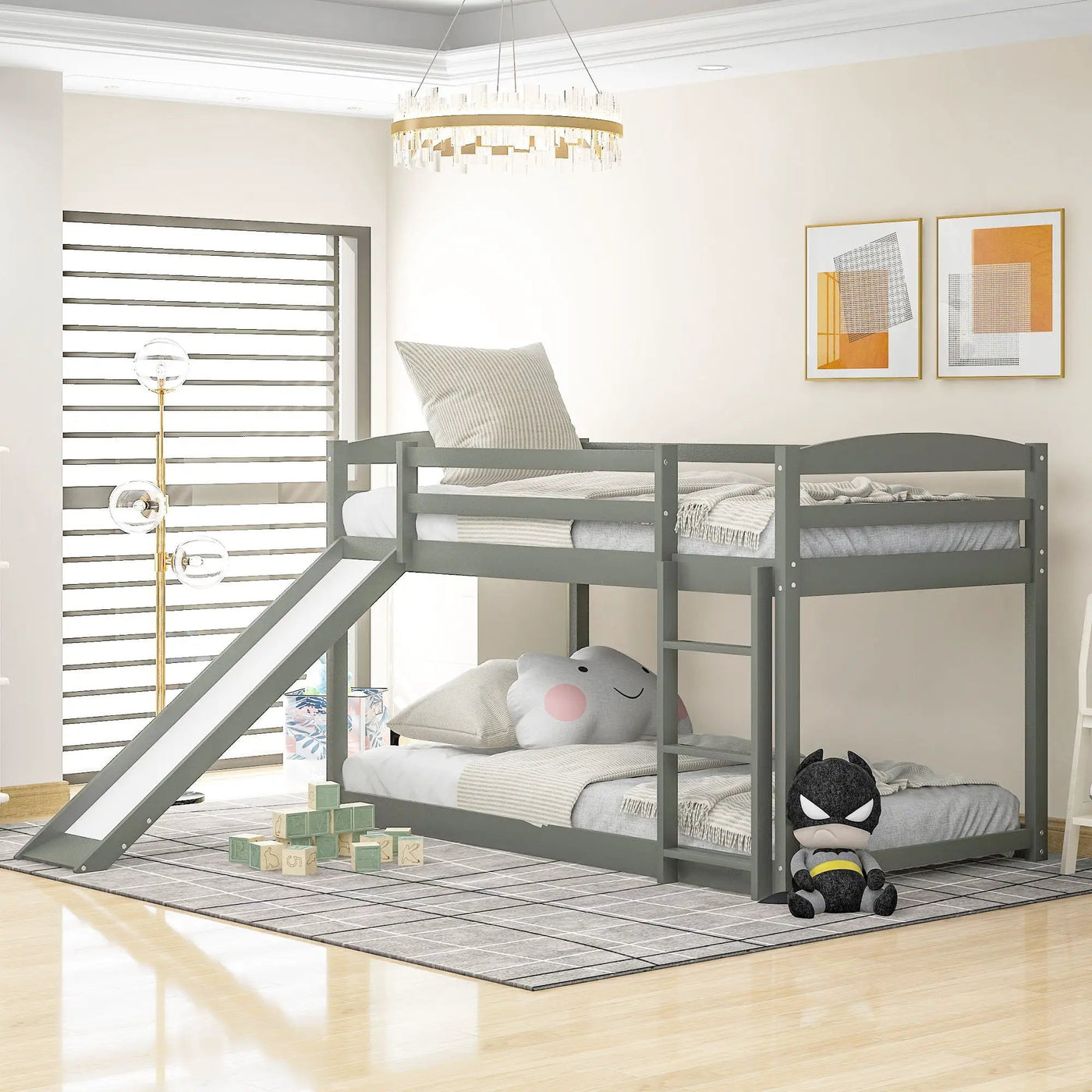 Durable Bunk Bed With Convertible Slide And Ladder by HouseOfZazla