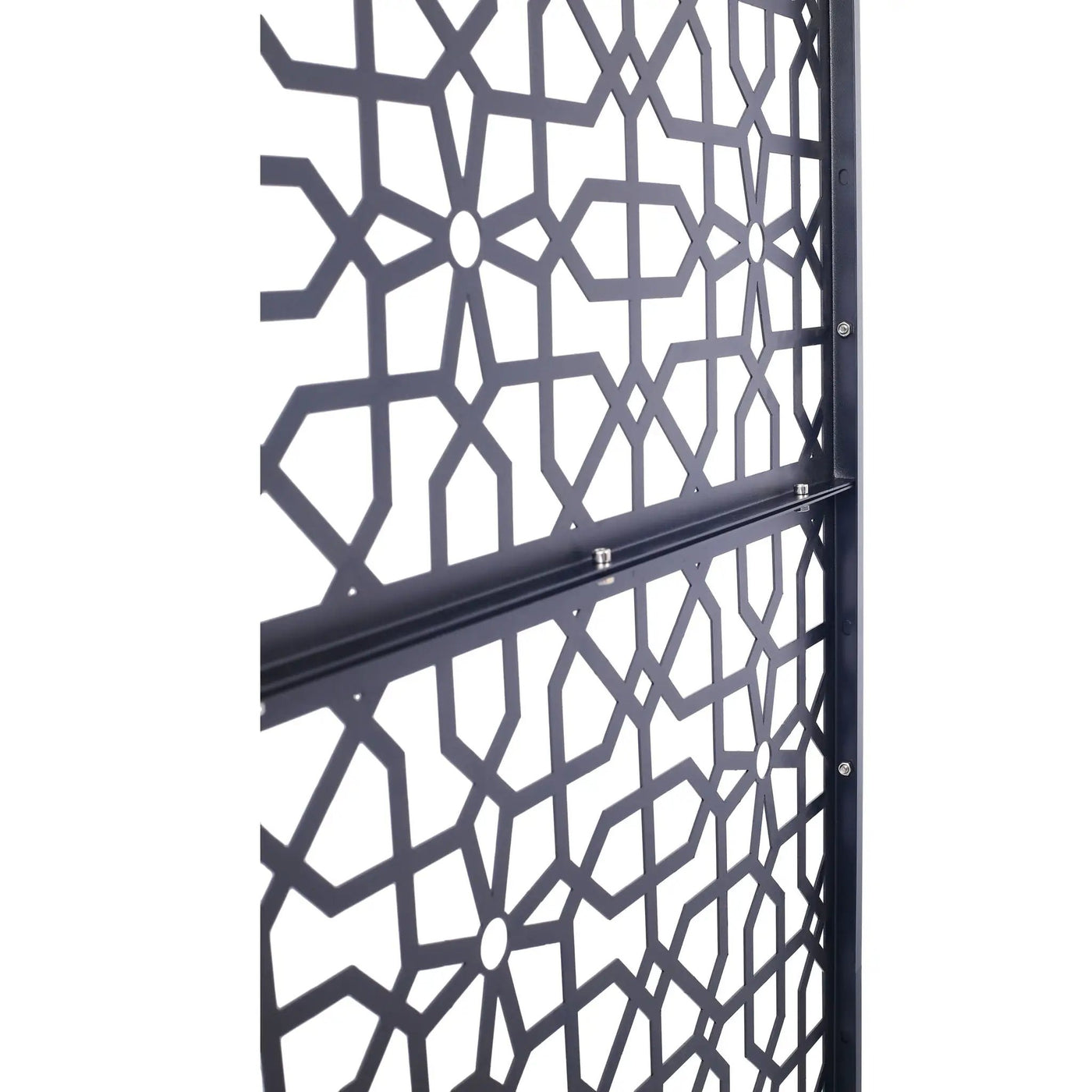 Outdoor & Indoor Metal Freestanding Decorative Privacy Screen by HouseOfZazla