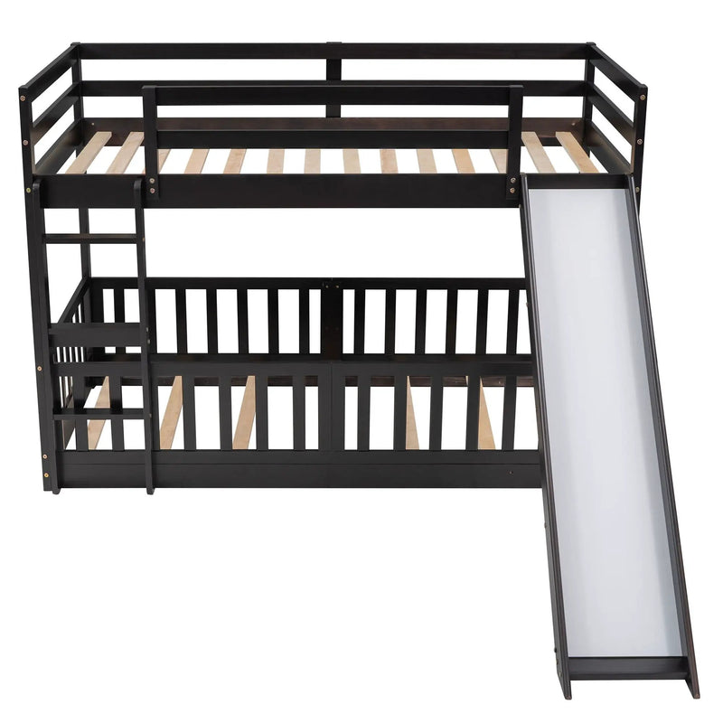 Bunk Bed With Convertible Ladder And Slide by Unique Piece Furniture