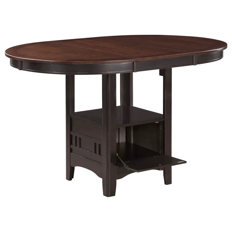 Lavon 5-piece Oval Counter Height Dining Set Light Chestnut by Unique Piece Furniture