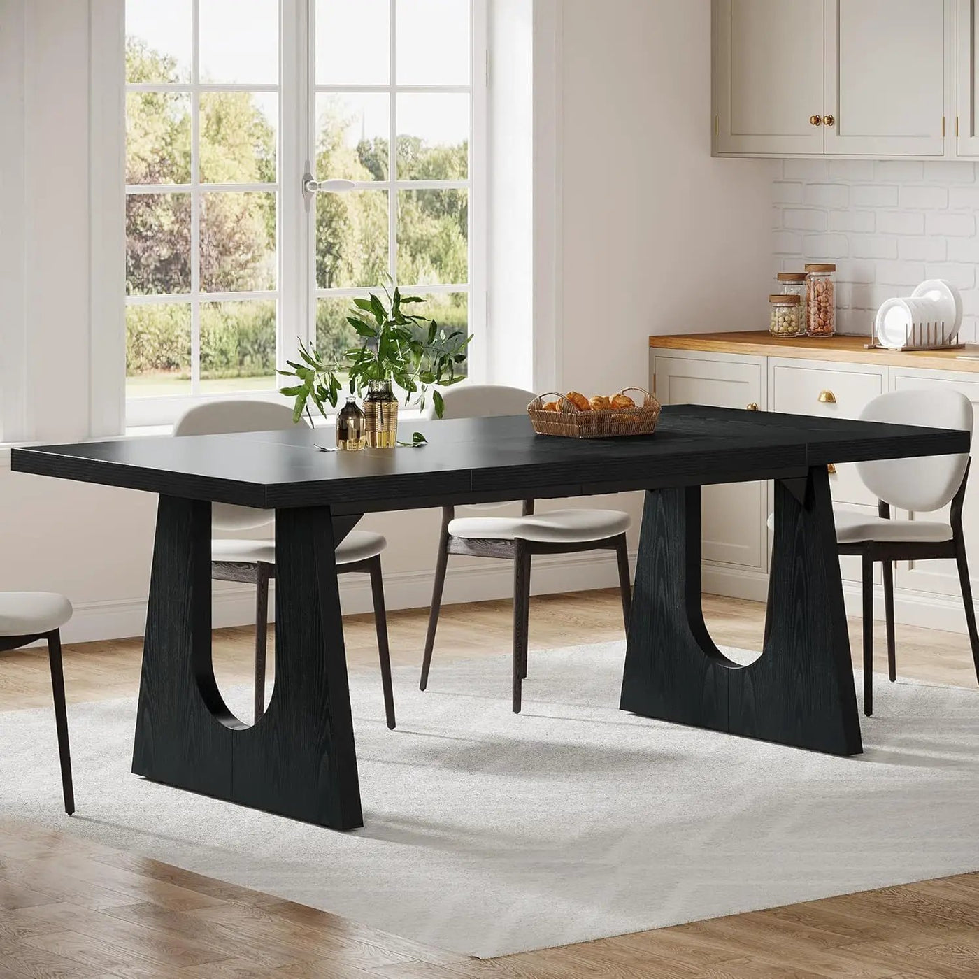 Dining Large Rectangular Kitchen & Dinner Table by HouseOfZazla