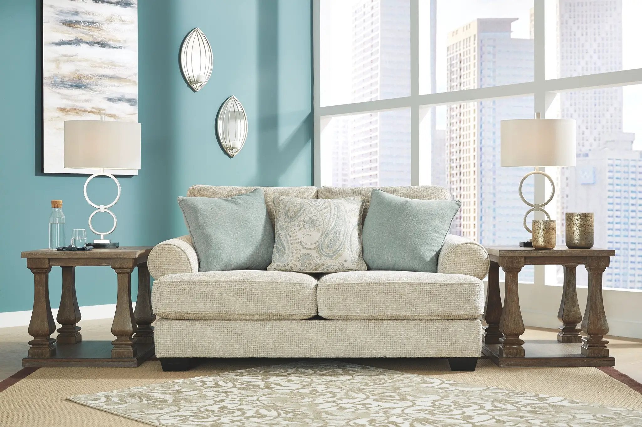 Monaghan - Loveseat - Sandstone by Unique Piece Furniture