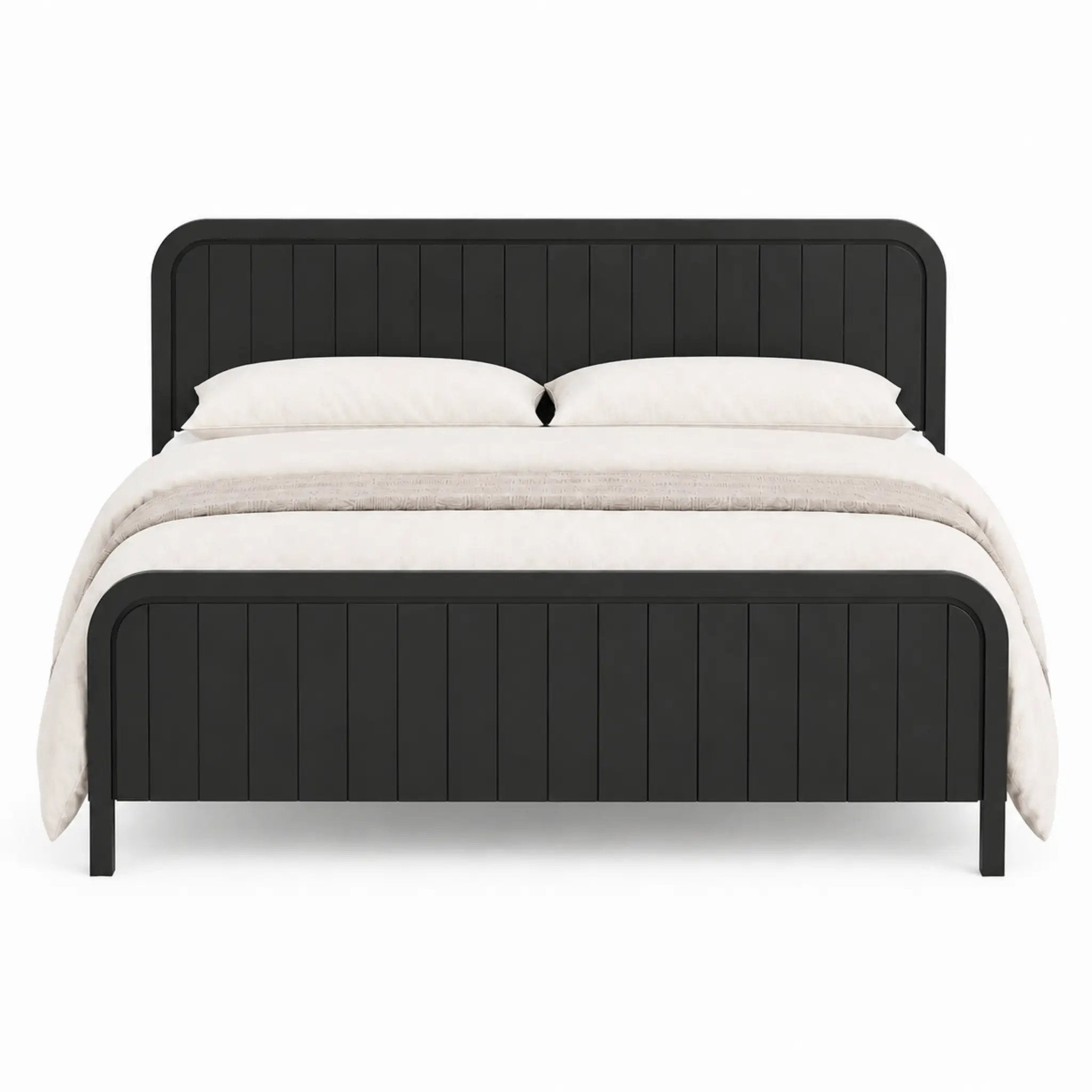 King Bed Frame with Headboard by HouseOfZazla
