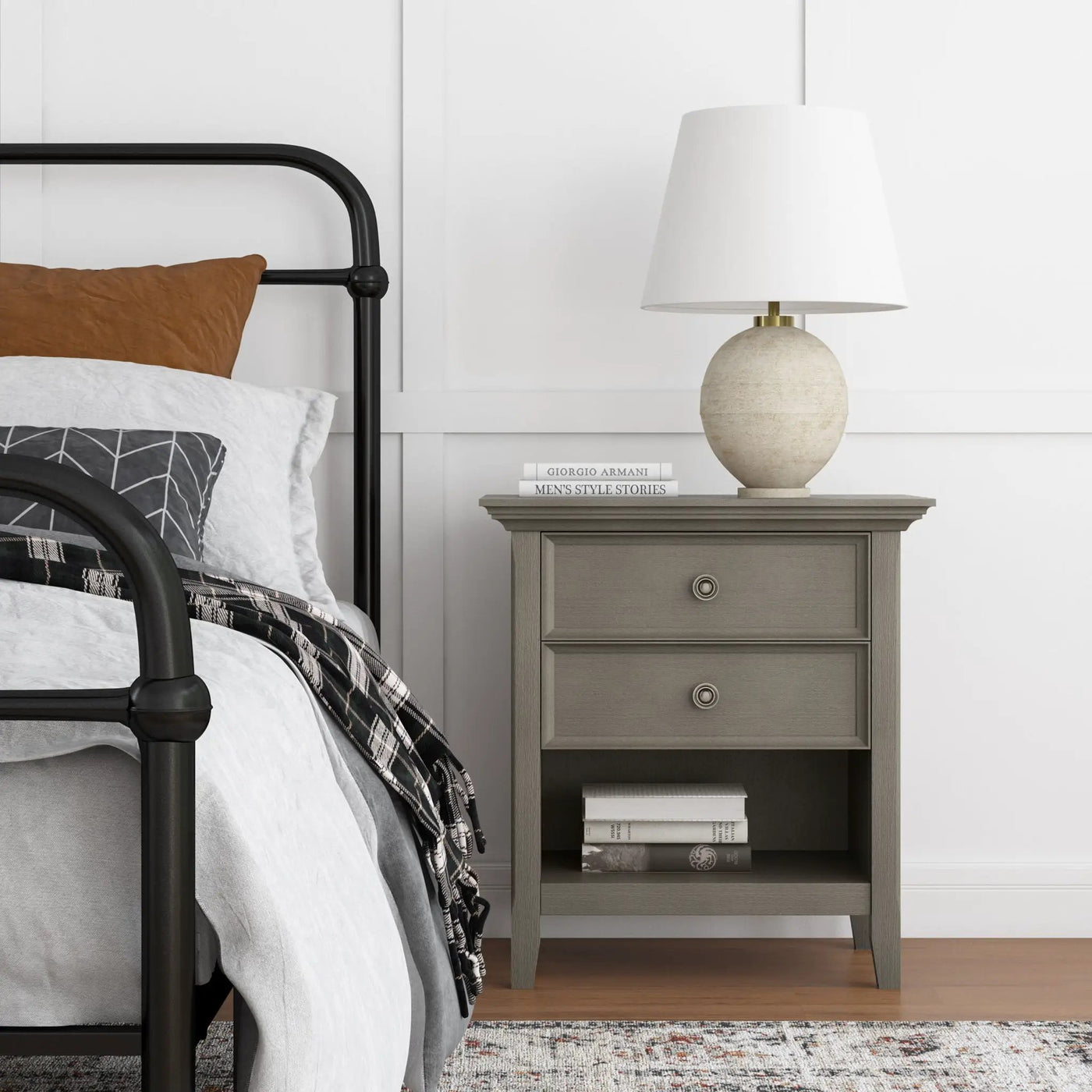 Amherst - Bedside Table, Handcrafted by HouseOfZazla