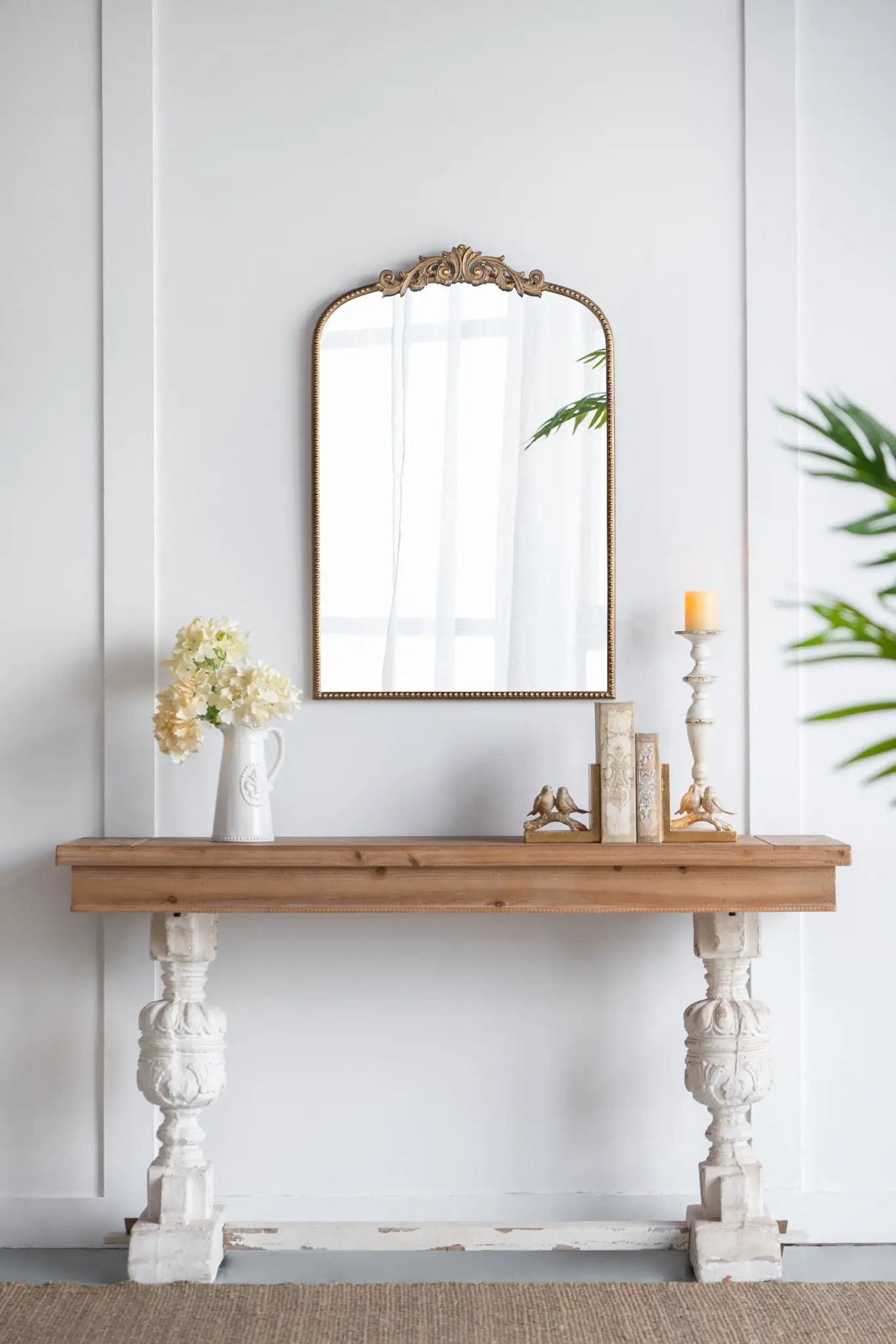 Arch Mirror, Baroque Inspired Wall Decor For Bathroom, Bedroom, Living Room by HouseOfZazla