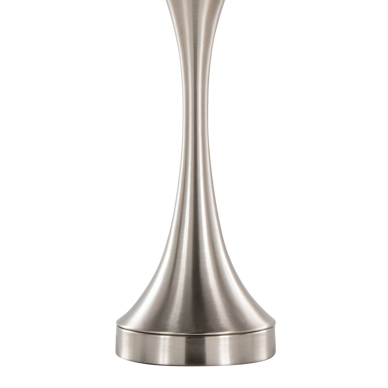 Lenuxe - Contemporary Table Lamp Built In USB Port (Set of 2) by HouseOfZazla