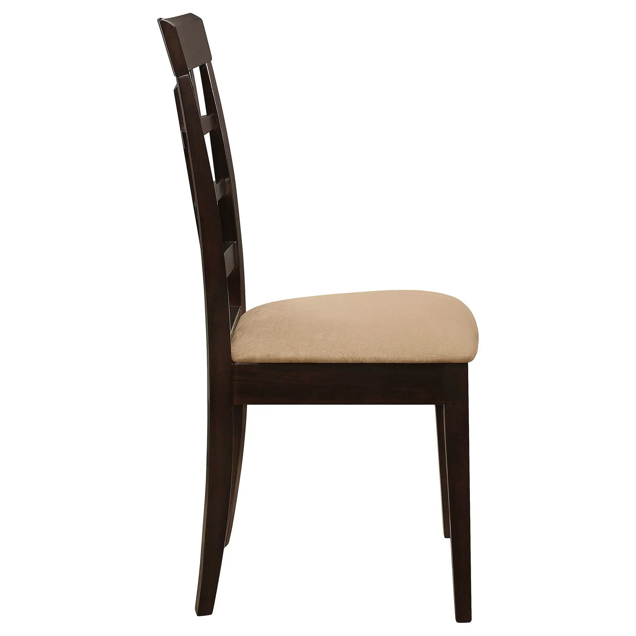 Lattice Back Dining Chair (Set of 2) - Brown