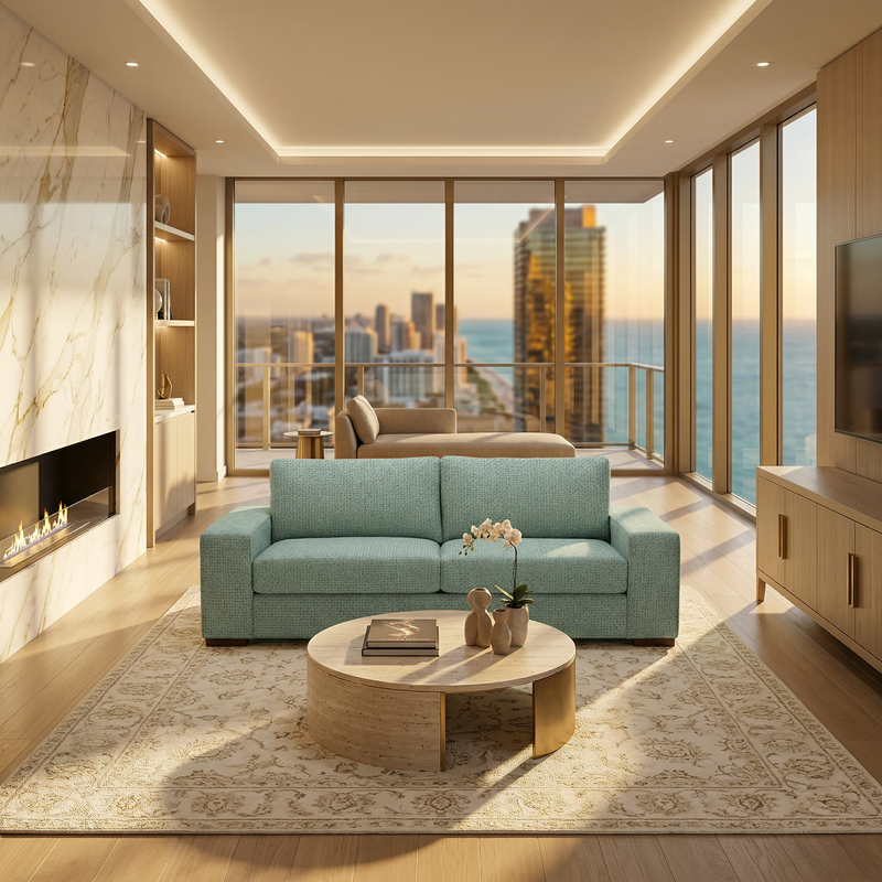 Modena Sofa 2 Arm by HouseOfZazla