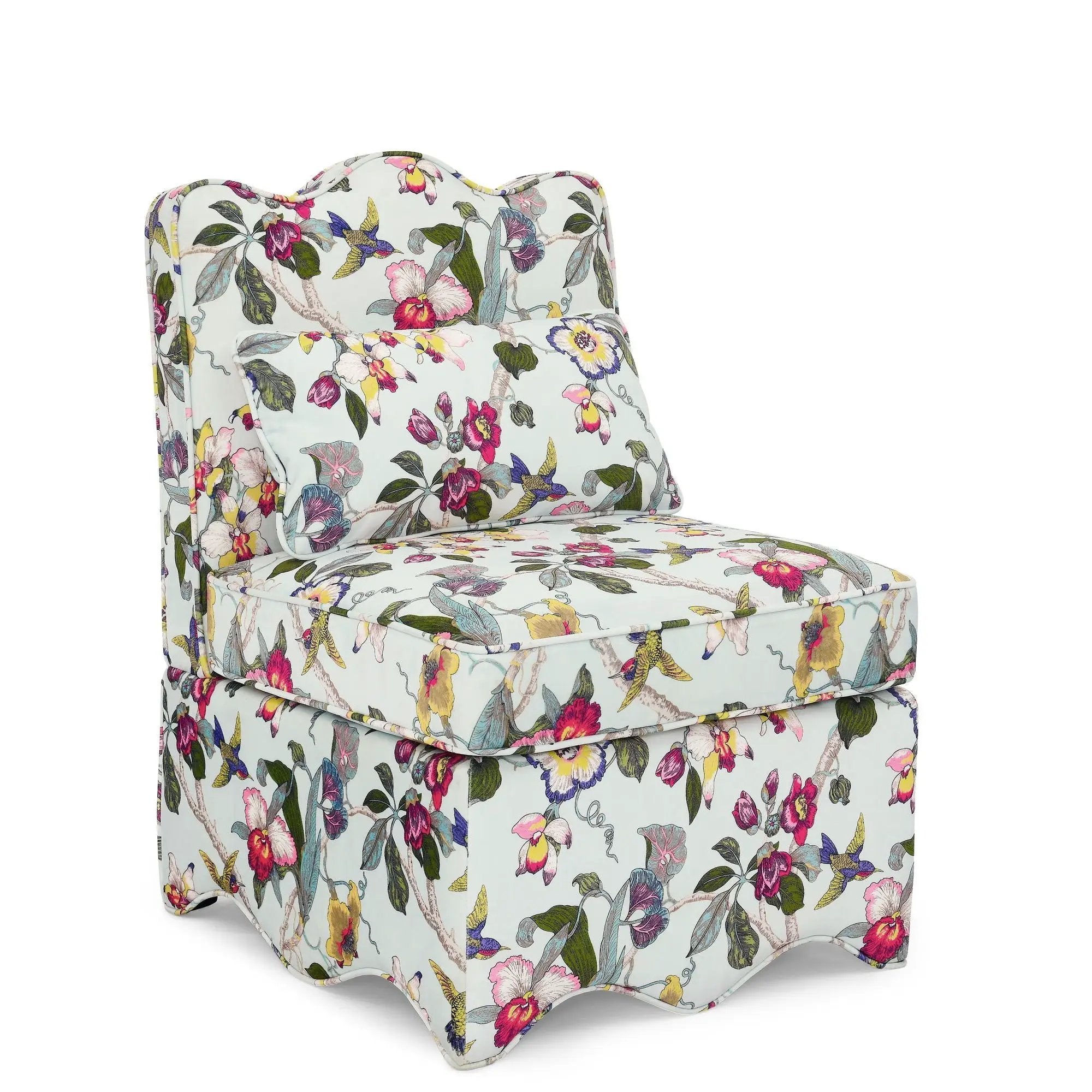 Stylish Flannel Dining Chair With Soft Cushion And Backrest by HouseOfZazla