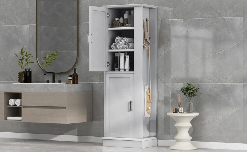Tall Bathroom Storage Cabinet by HouseOfZazla