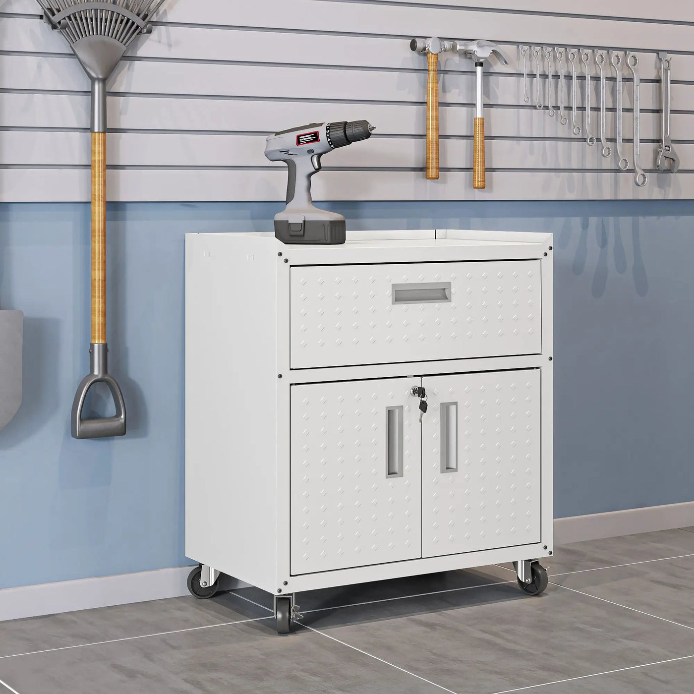 Fortress - Mobile Design Garage Cabinet by HouseOfZazla