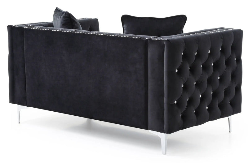 Elegant Track Arm Loveseat by Unique Piece Furniture