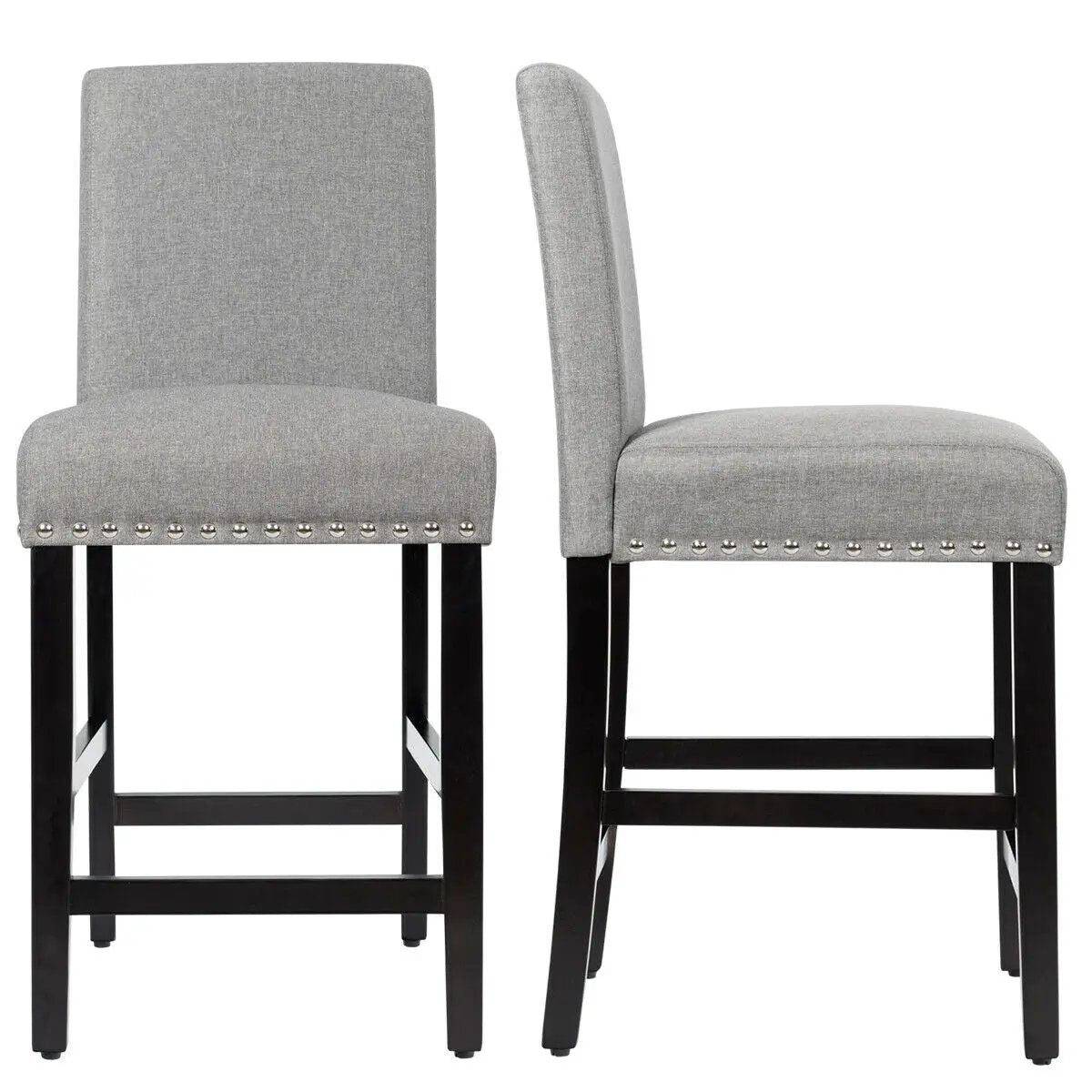 25 Inch Kitchen Chairs w/ Rubber Wood Legs by DirectDeals