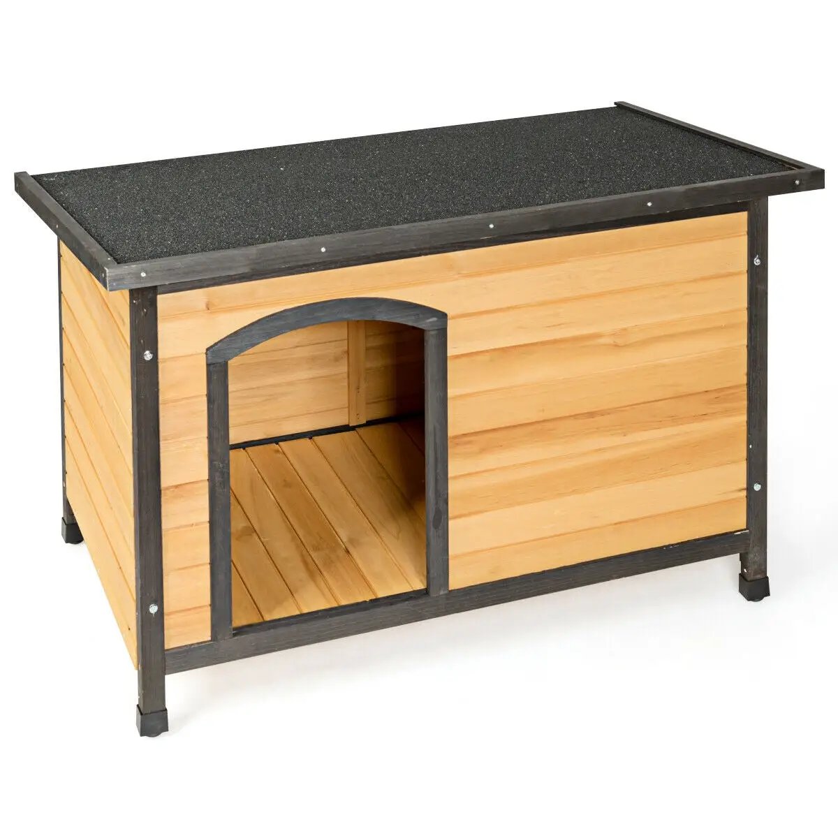 Wood Extreme Weather Resistant Pet Log Cabin by DirectDeals
