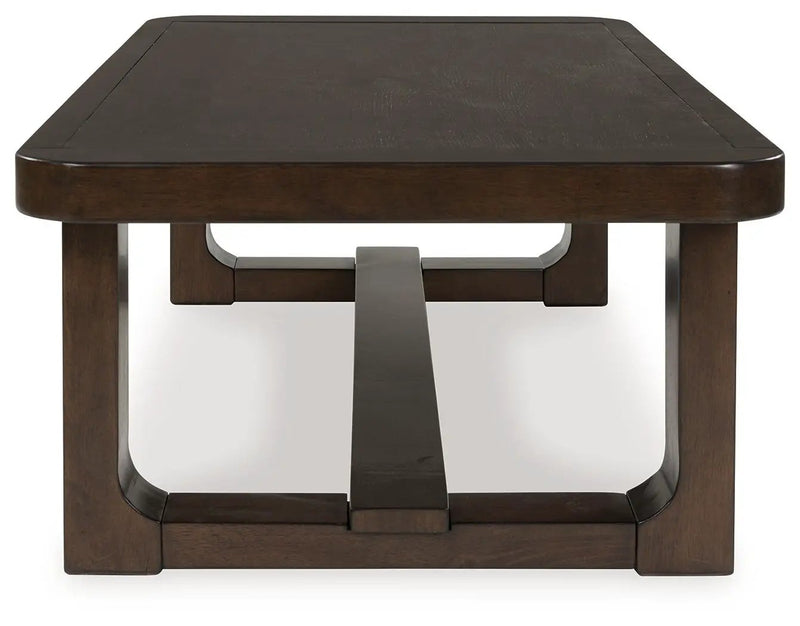 Breckington - Rectangular Cocktail Table - Dark Brown by Unique Piece Furniture