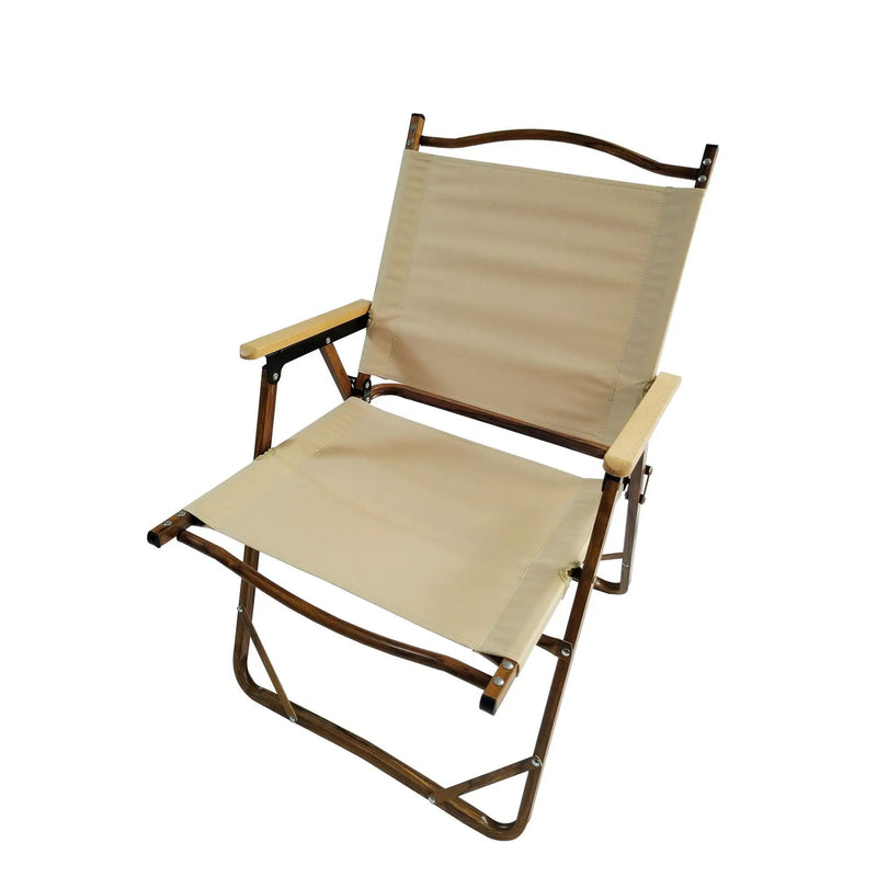 Comfy - Foldable And Portable Chair With Armrests, Indoor And Outdoor Universal (Set of 4) - Brown by Unique Piece Furniture
