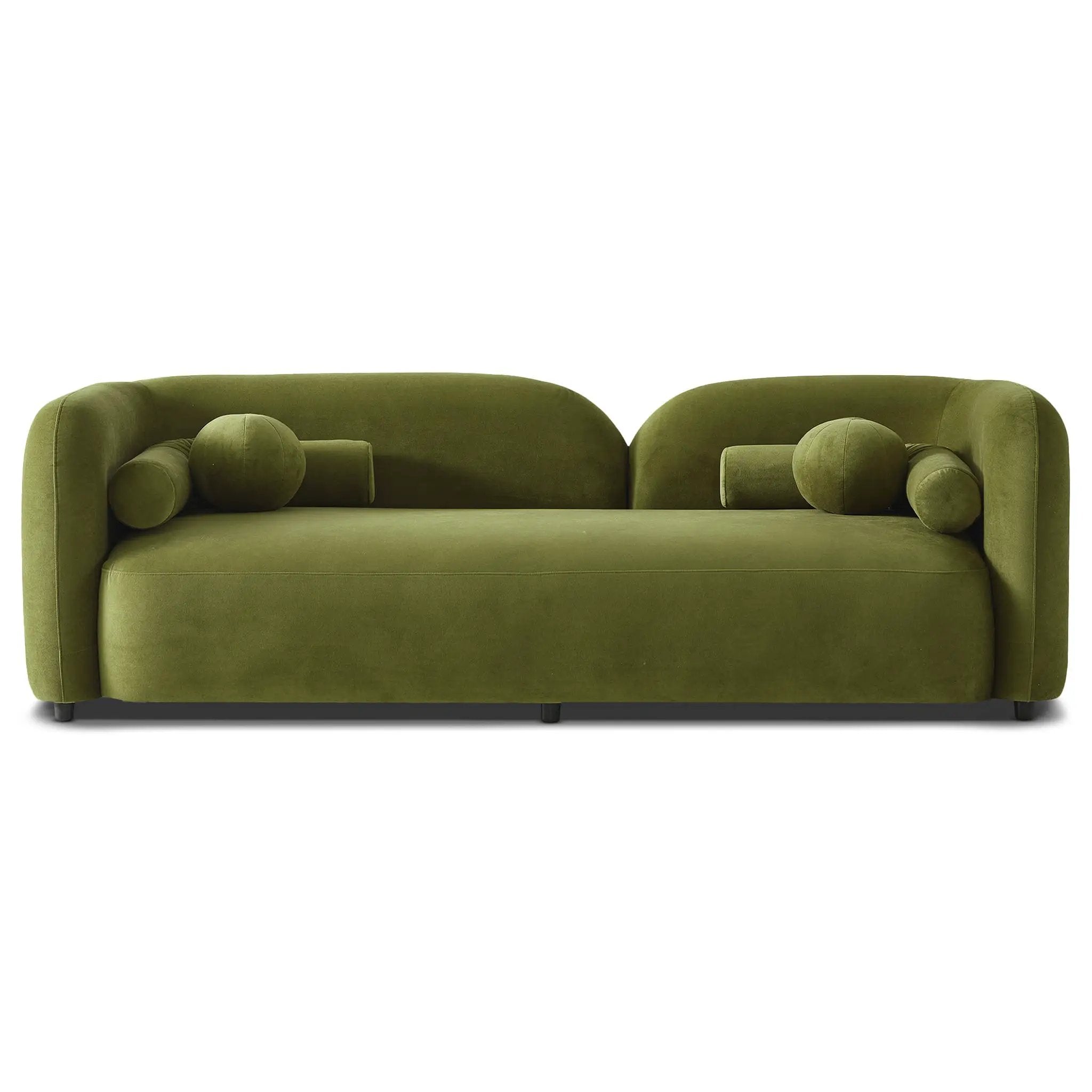 Donna Japandi Style Olive Sofa by HouseOfZazla