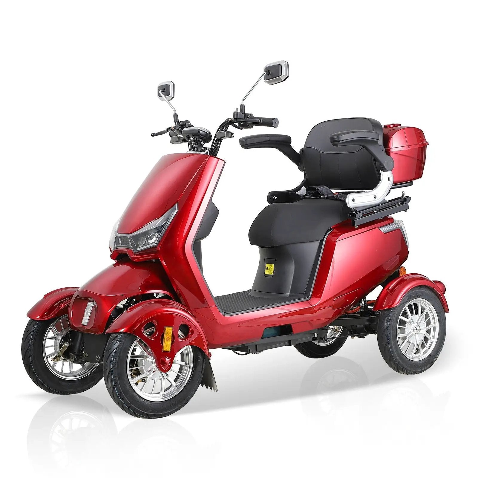 Electric Mobility Scooter With Big Size And High Power - Red by HouseOfZazla