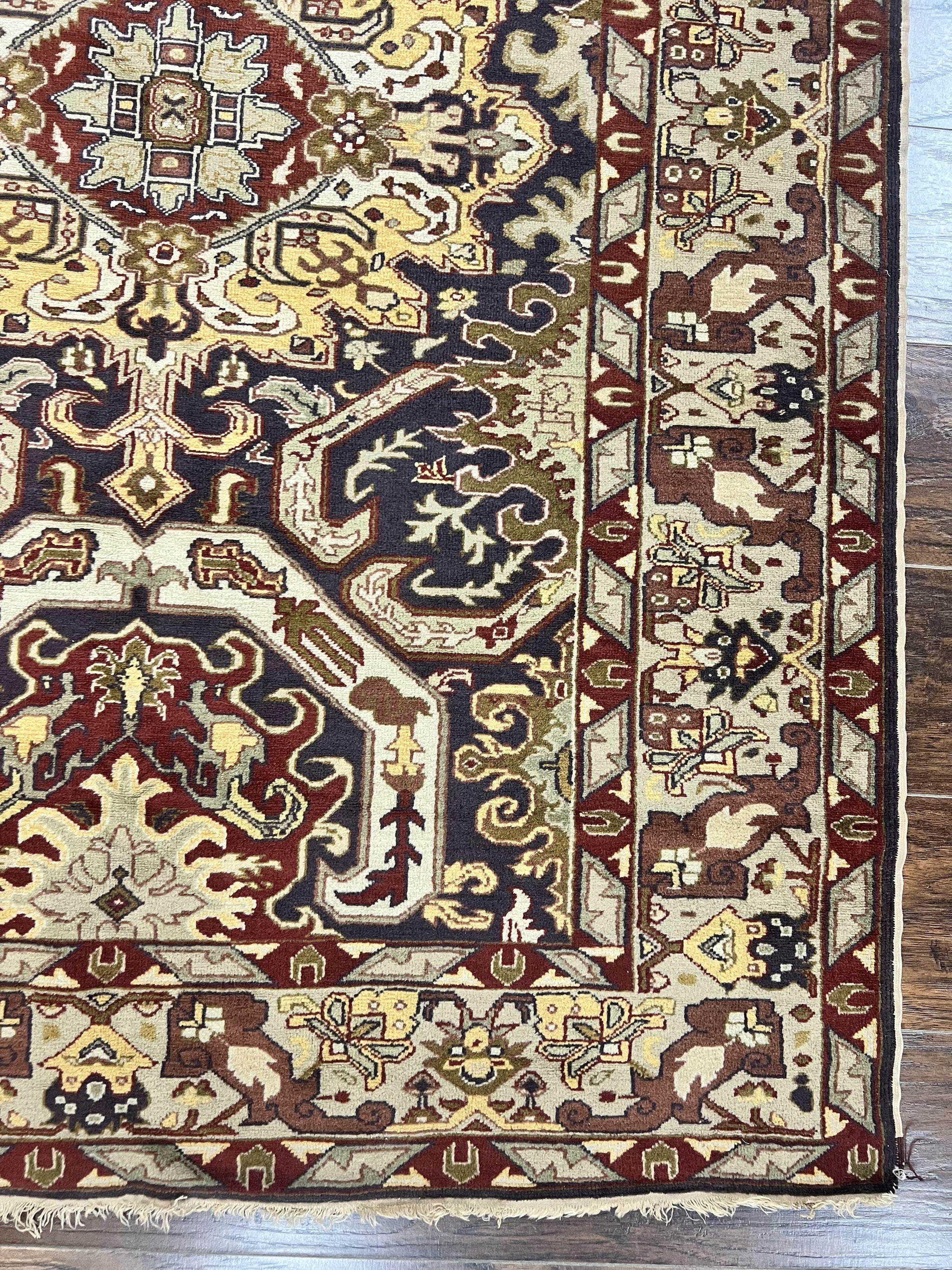 Antique Caucasian Rug, Kuba Seychour Rug, Handmade Wool Oriental Carpet, Azerbaijan Rug by Jewel Rugs