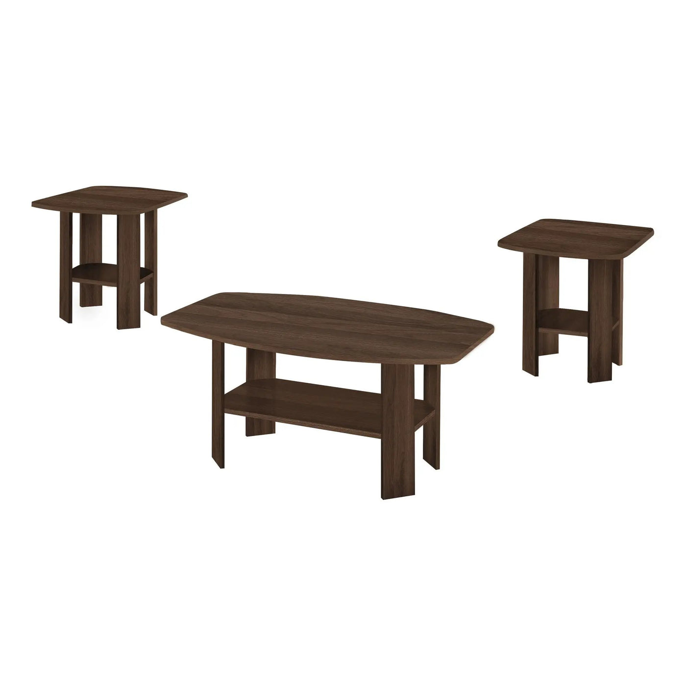 Table Set, Coffee, End, Side, Accent For Living Room (Set of 3) by HouseOfZazla